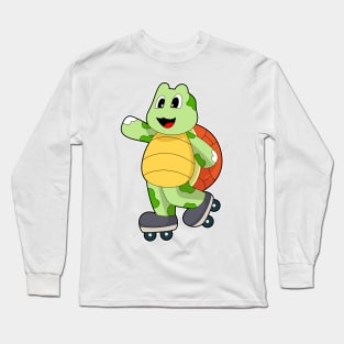 Turtle Inline skating Roller skates Long Sleeve T-Shirt